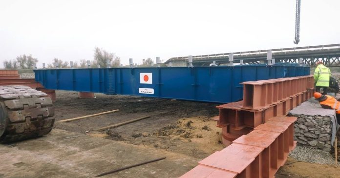 У Дніпропетровській області будують модульний міст для відновлення транспортного сполучення (ФОТО)
